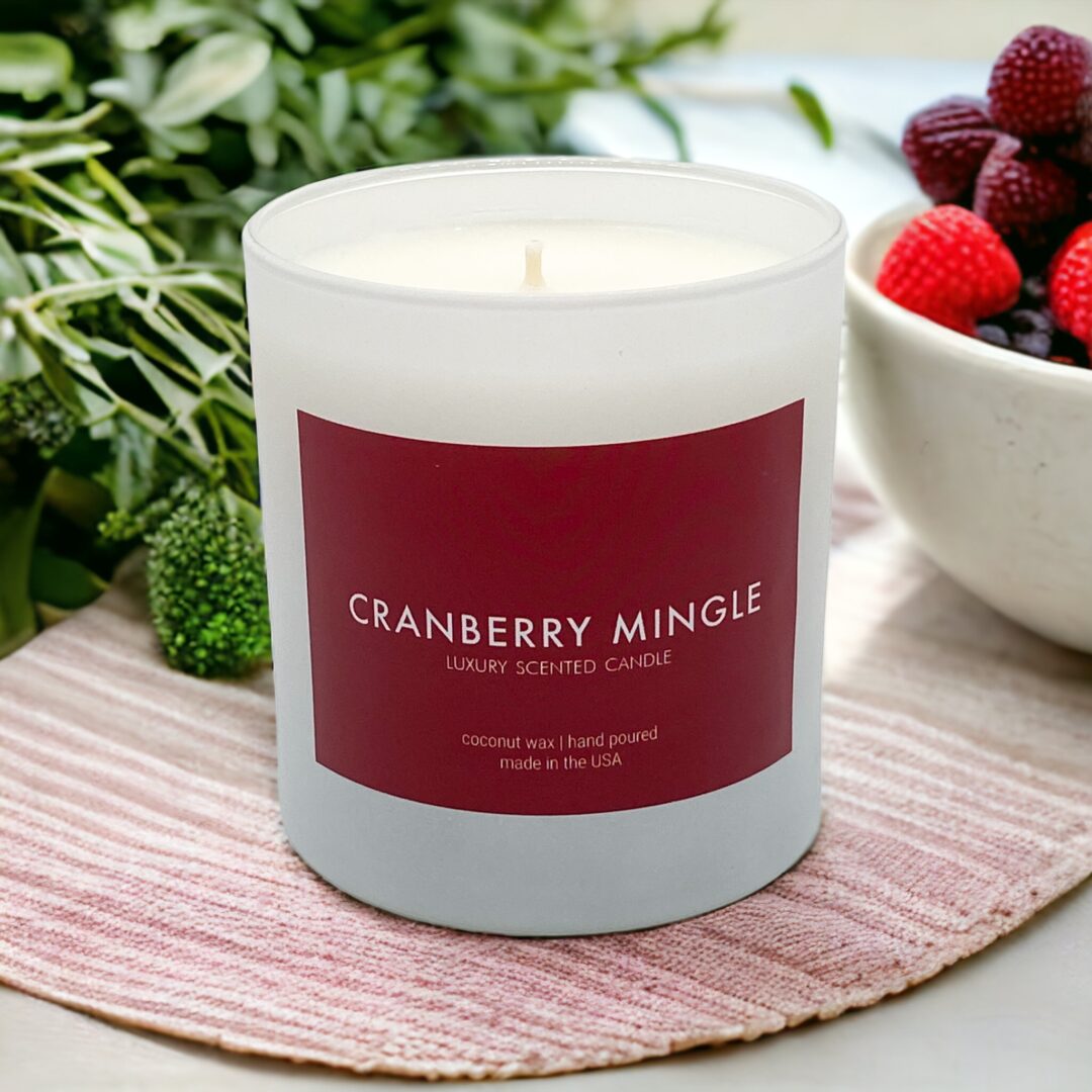 Cranberry Mingle Candle - Image 2